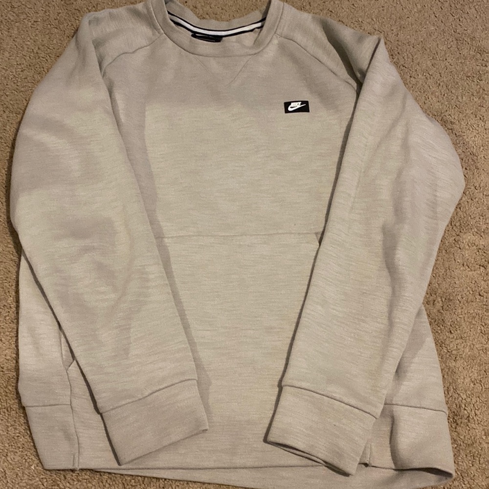 tan nike pullover